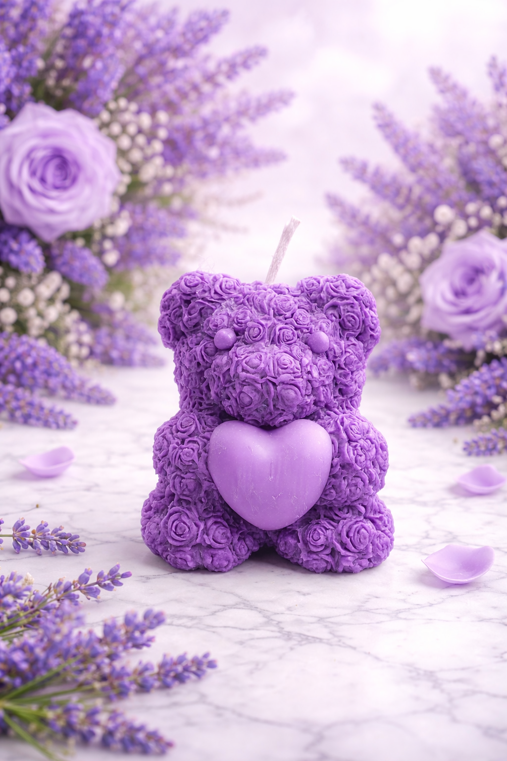 Heart Rose Teddy