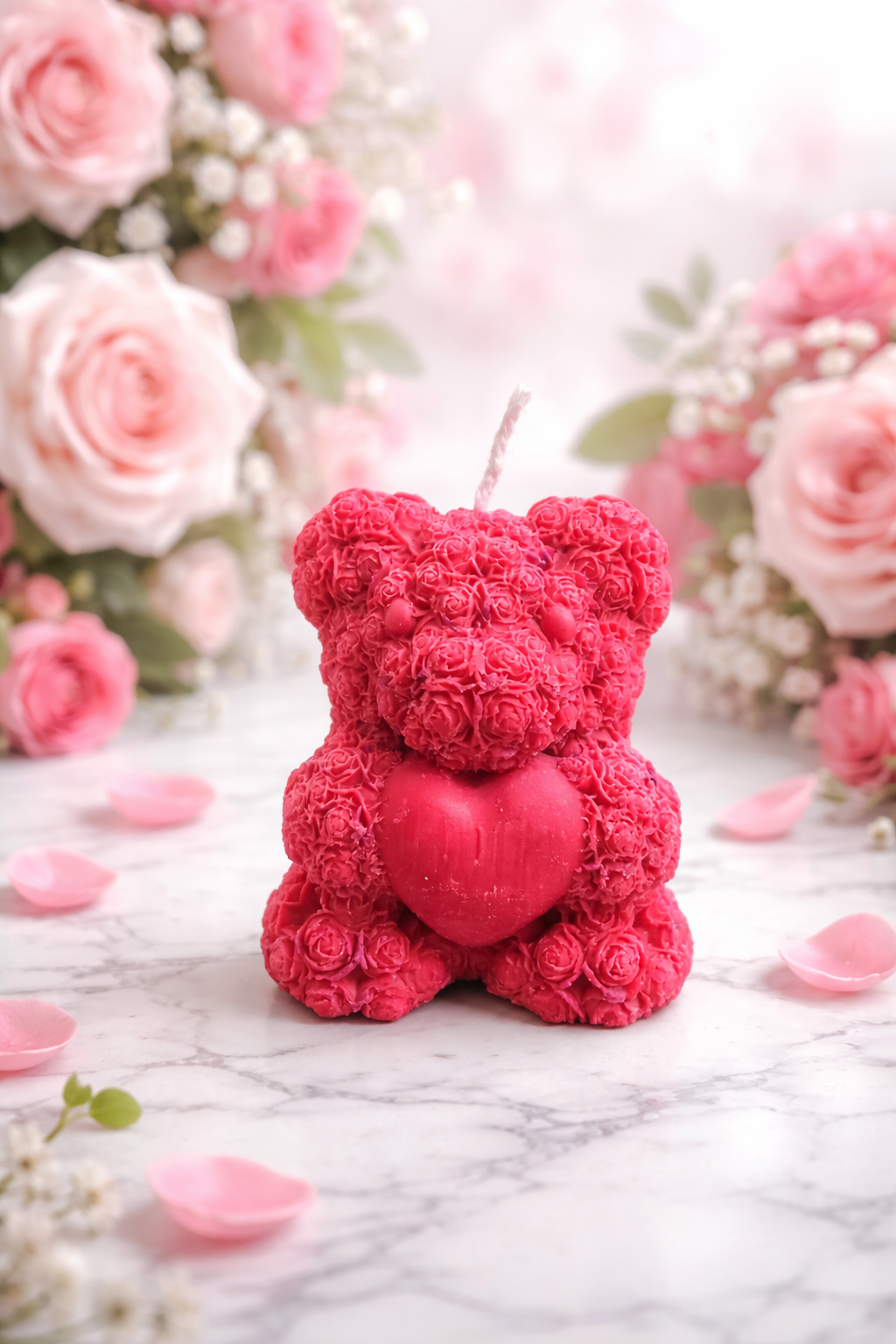 Heart Rose Teddy
